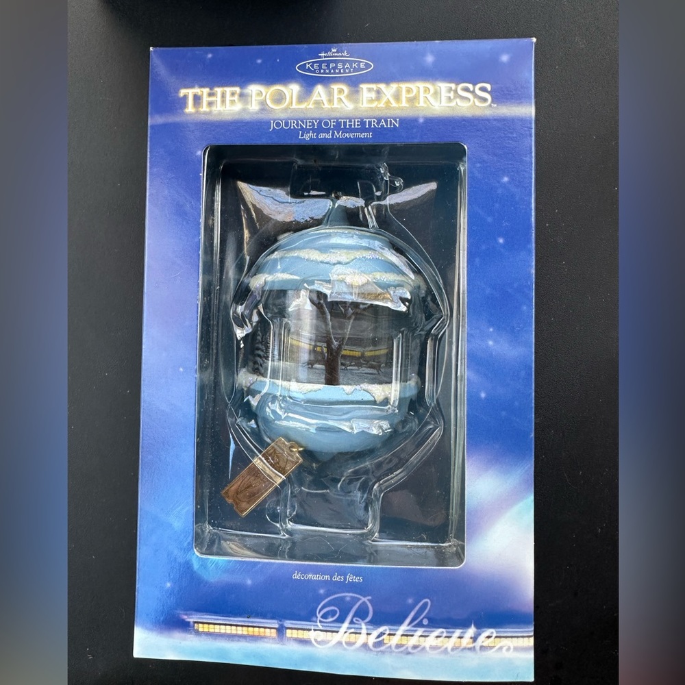 Hallmark Keepsake Polar Express moving ornament
